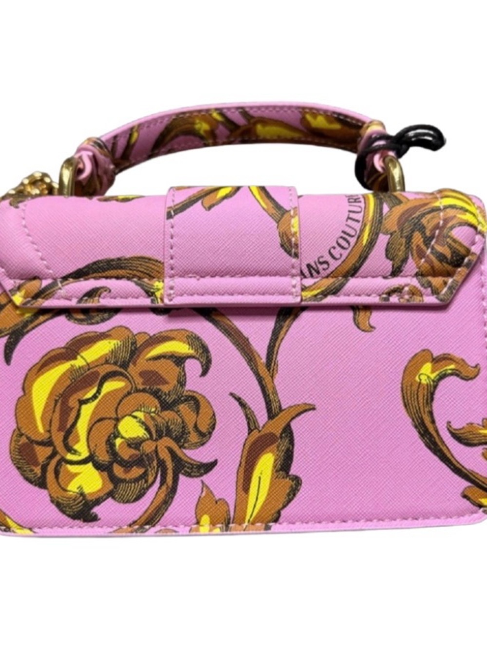 Pink Versace Jeans Baroque Print Mini Crissbody - Picture 4 of 5